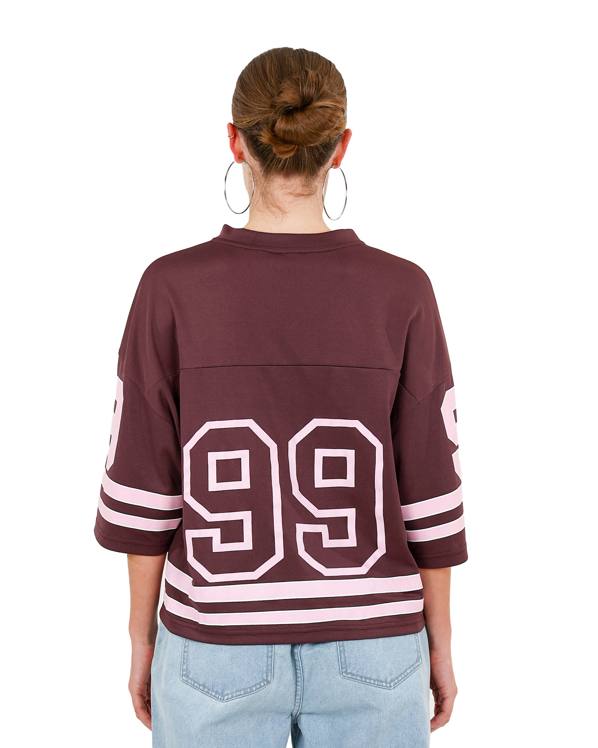 3/4 Sleeve Sporty College T-Shirt
