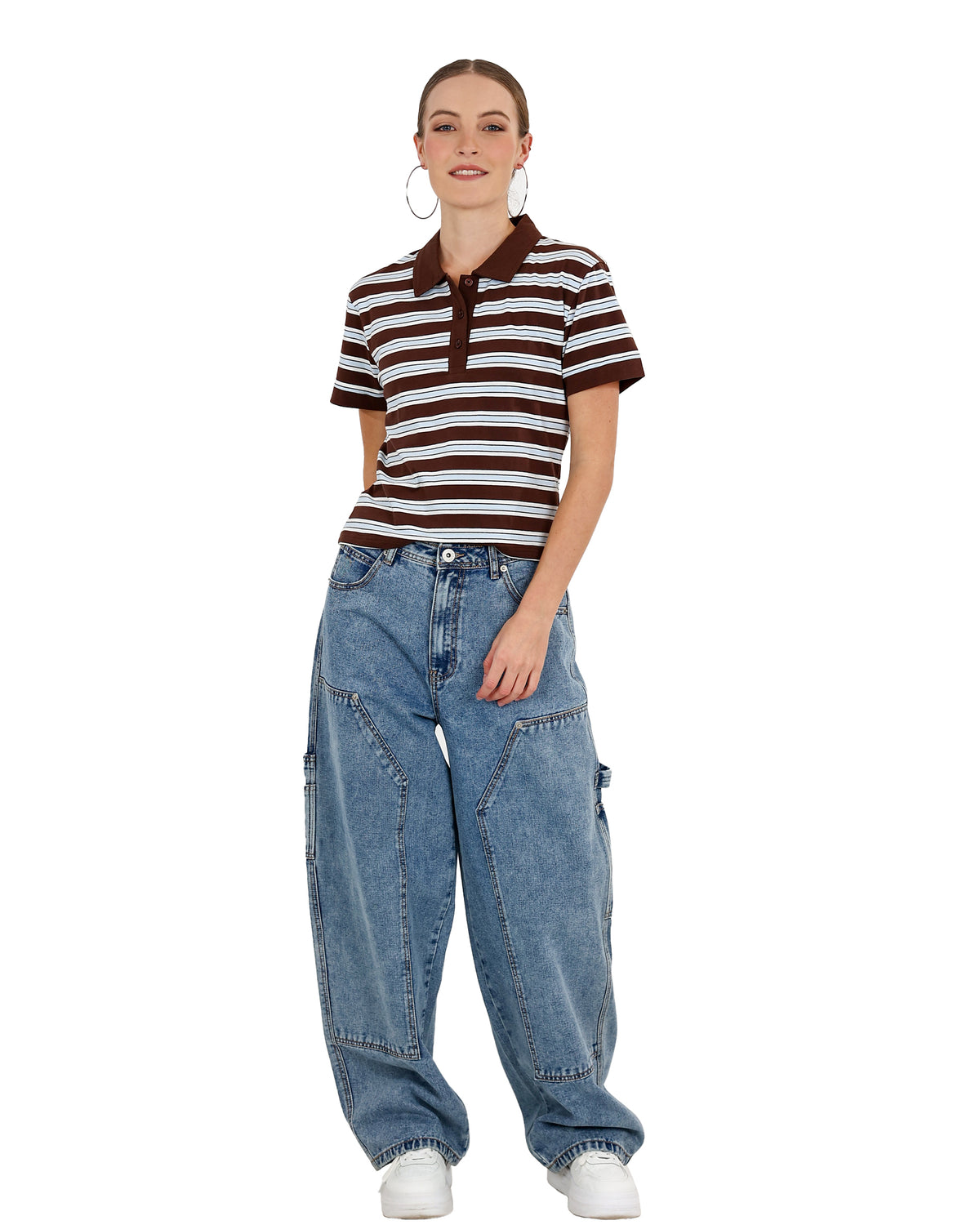 Short Sleeve Stripe Golfer