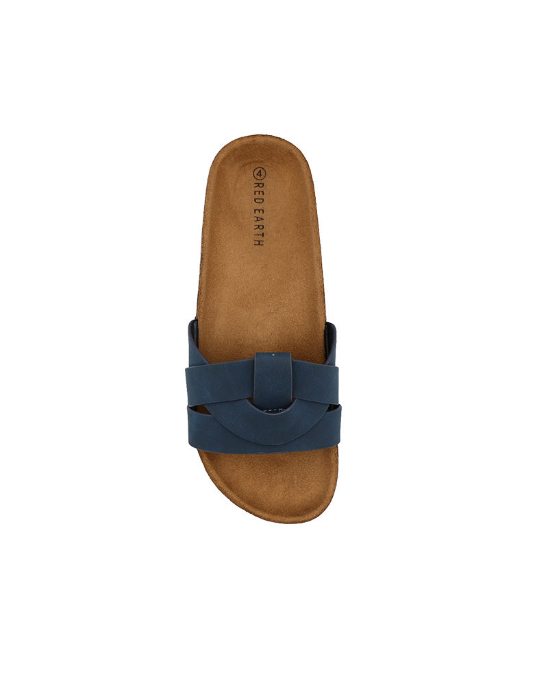 Blue Crossover Strap Detail Slide