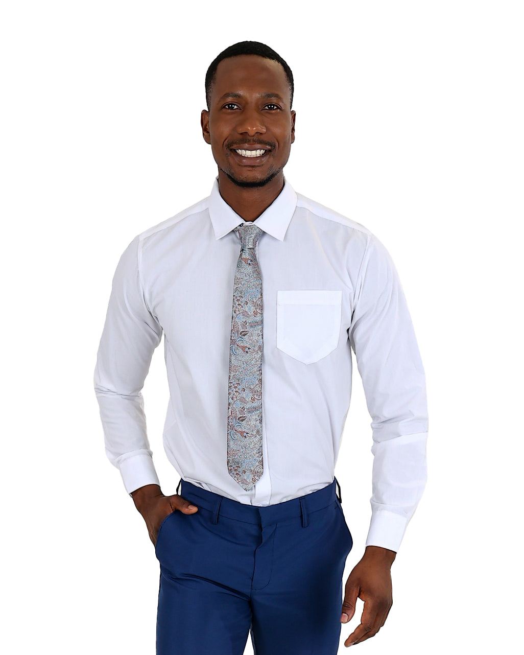 White Long Sleeve Formal Shirt