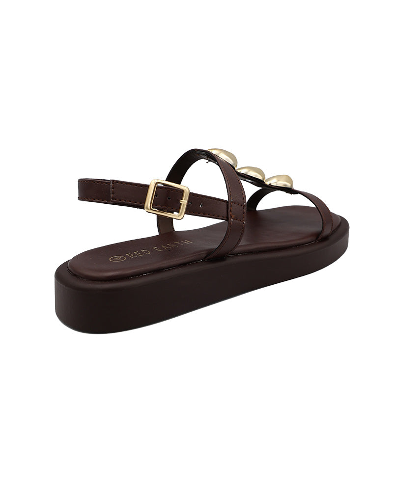Chocolate Trim Detail T-Bar Flatform