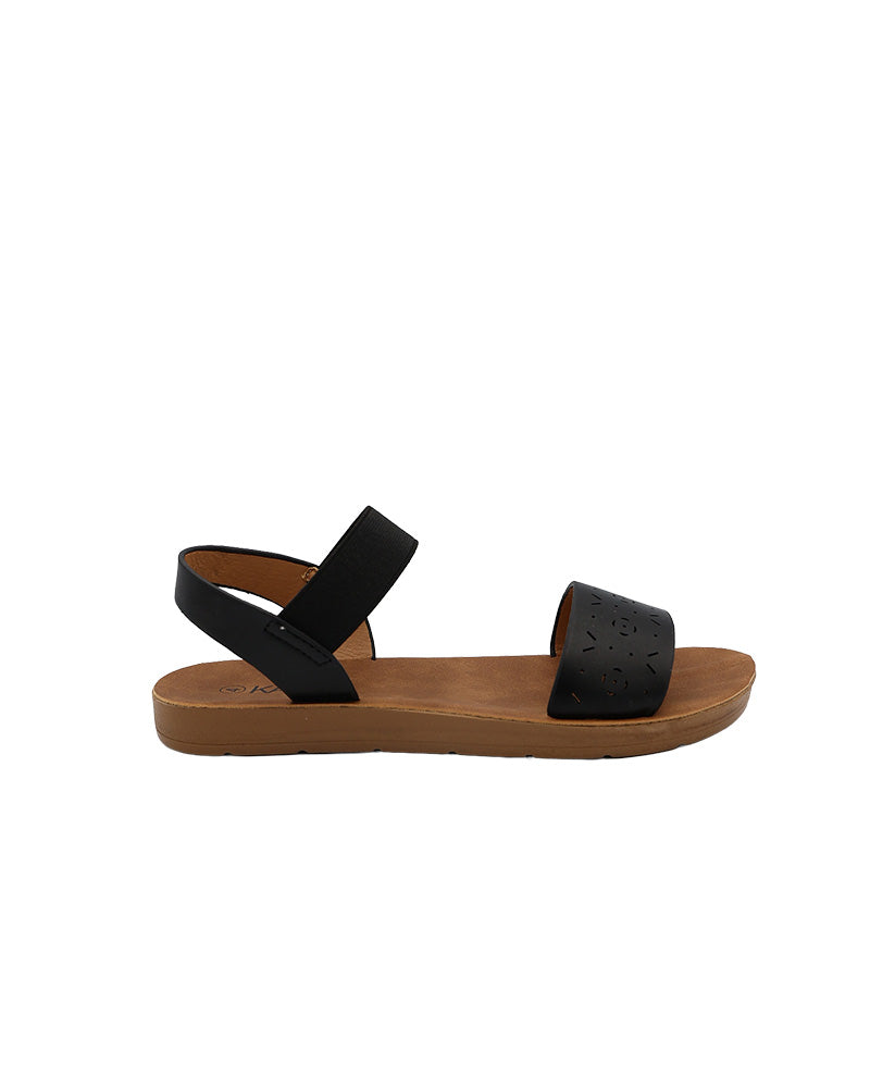 Laser Cut Detail Moulded Sandal