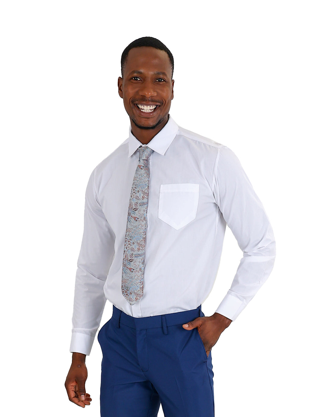 White Long Sleeve Formal Shirt