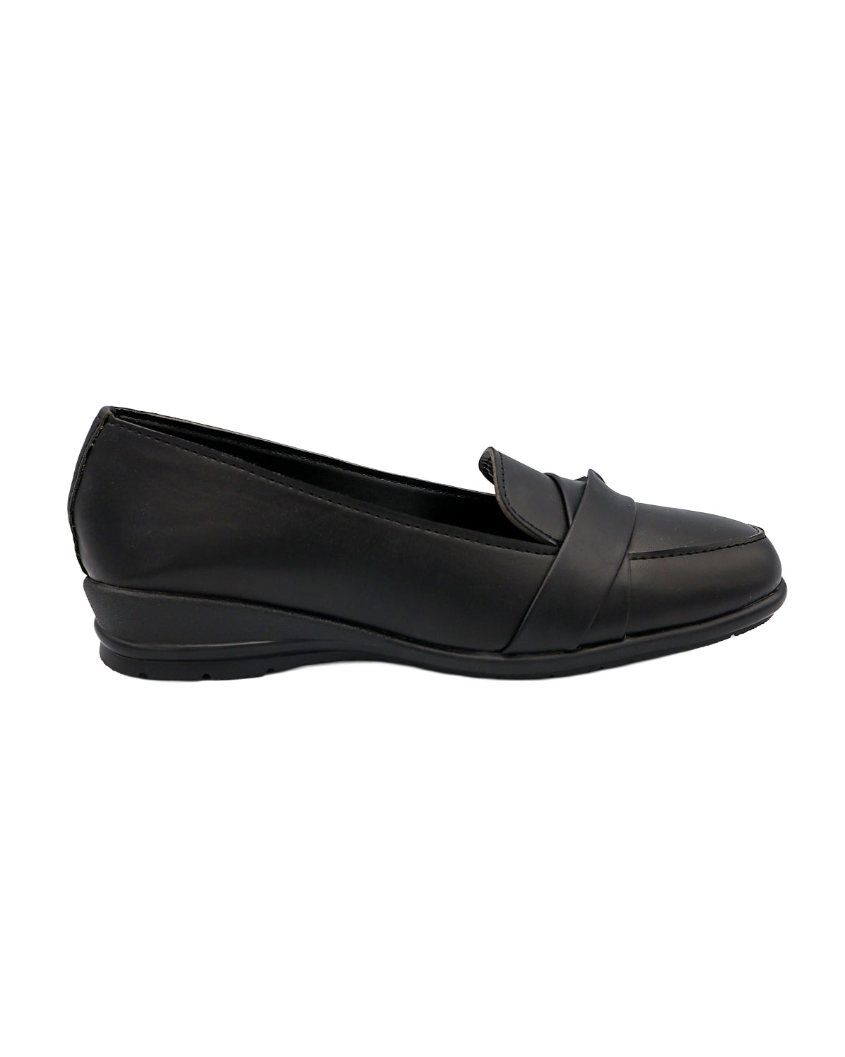 Overlay Detail Wedge Slip-Ons