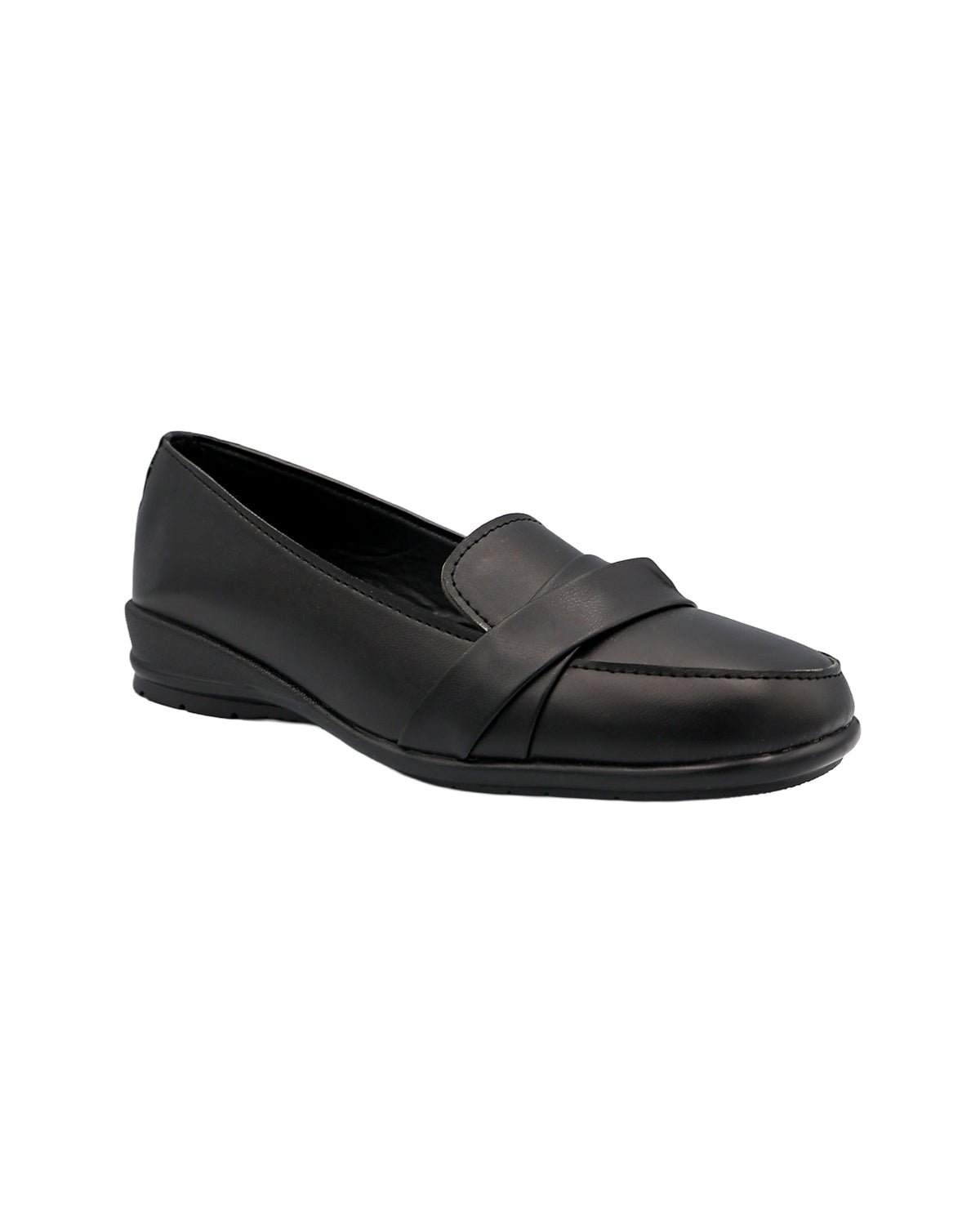 Overlay Detail Wedge Slip-Ons