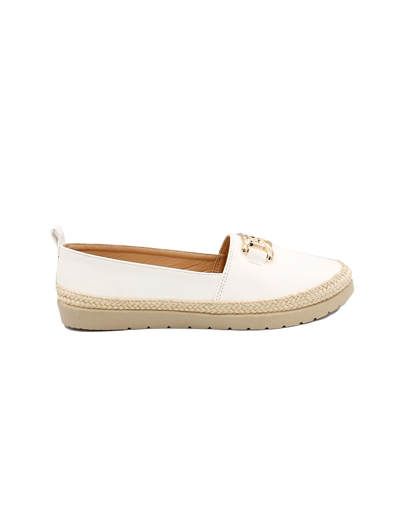 Snaffle Detail Espadrille Trim Pump