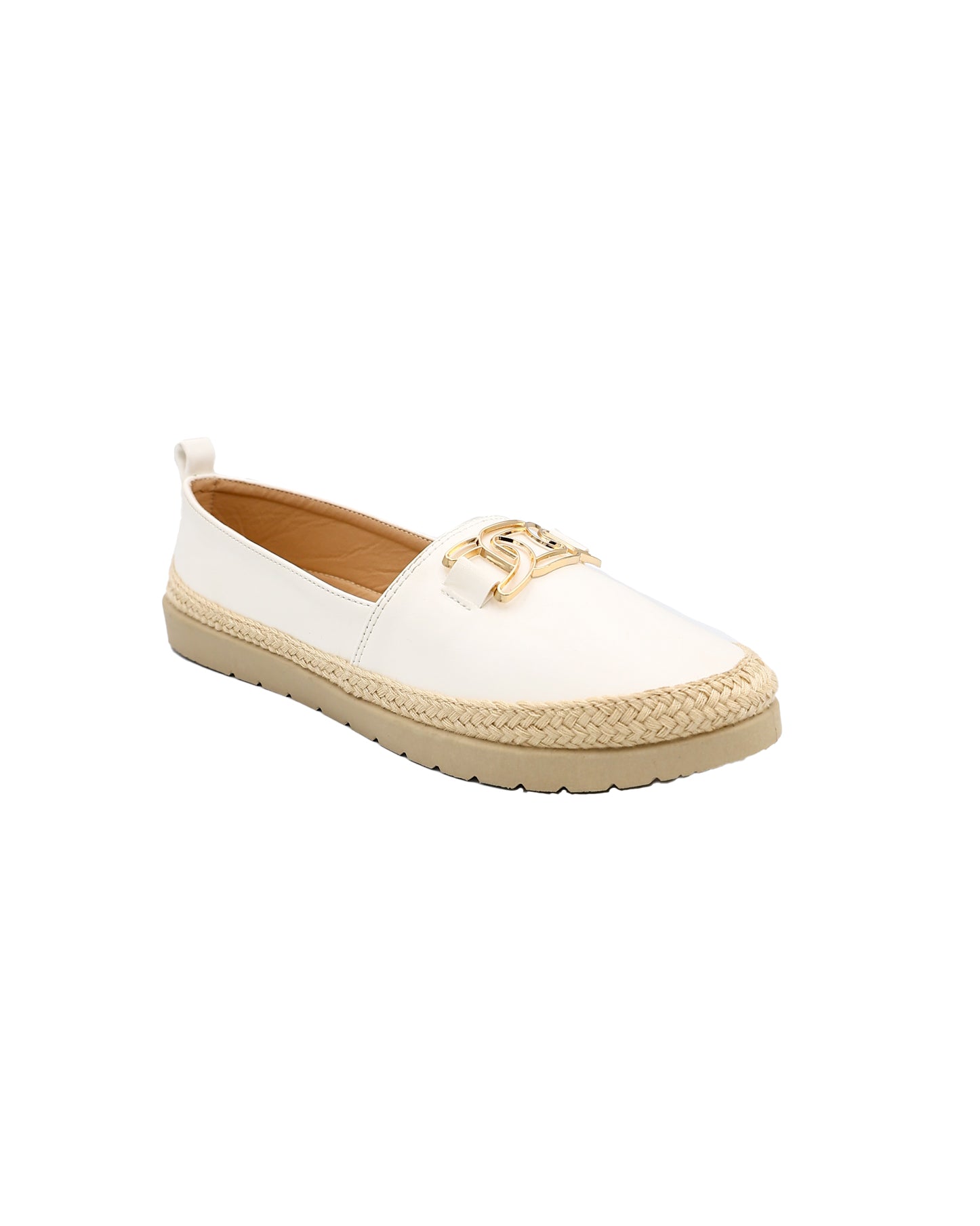 Snaffle Detail Espadrille Trim Pump