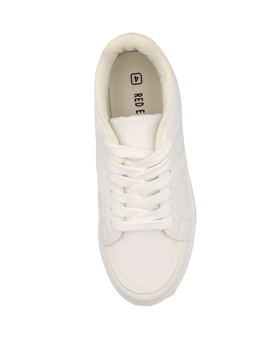 Side Stitch Detail Wide Lace Sneaker