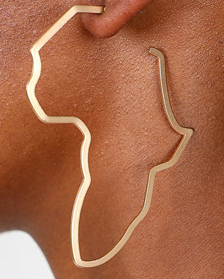 Africa Hoop Earrings