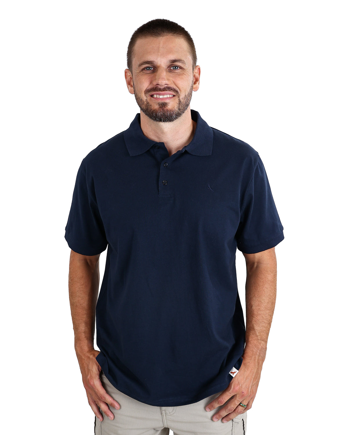 Okavango Short Sleeve Navy Golfer