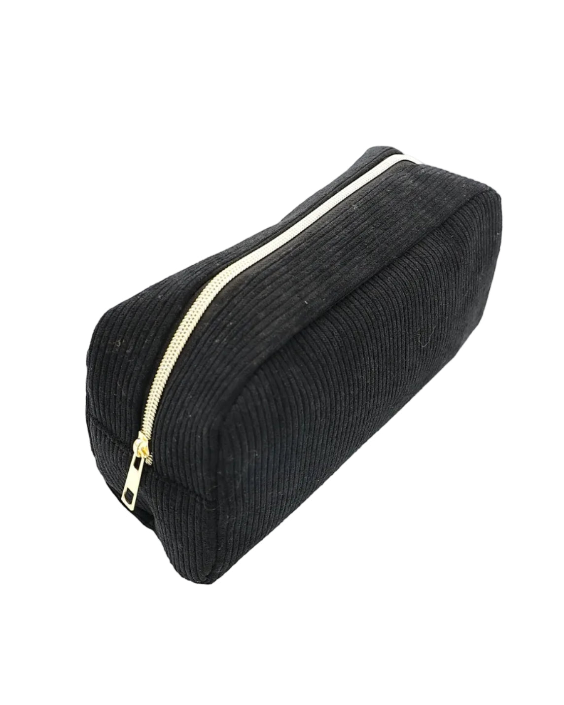 Black Corduroy Tubby Toiletry Bag