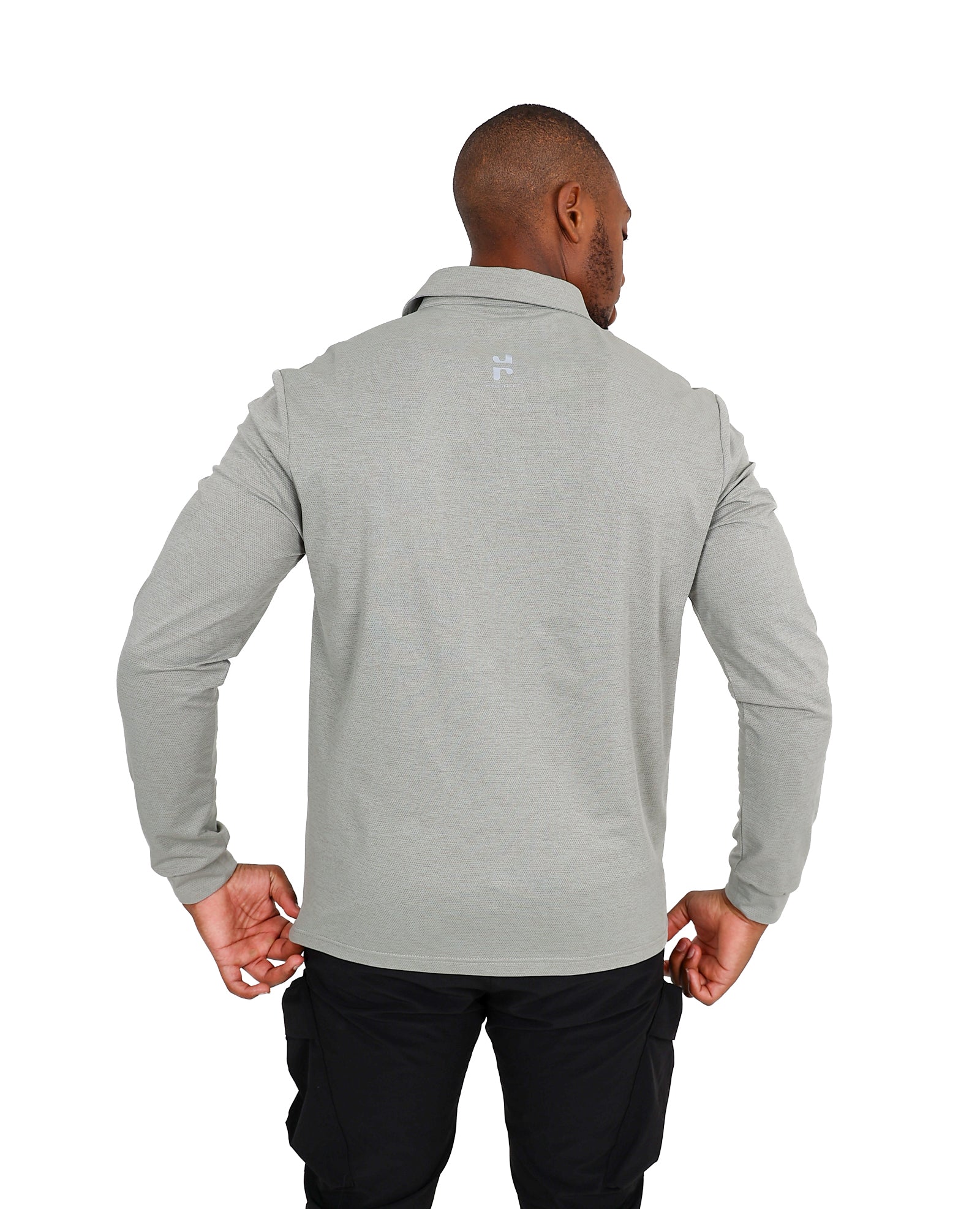 Long Sleeve Grey Active Golfer