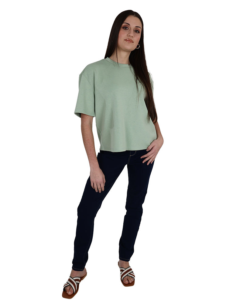 Short Sleeve Sage Scuba T-Shirt