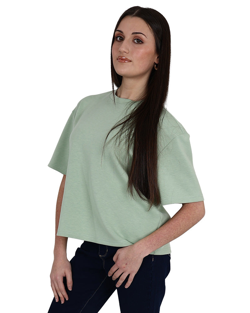 Short Sleeve Sage Scuba T-Shirt