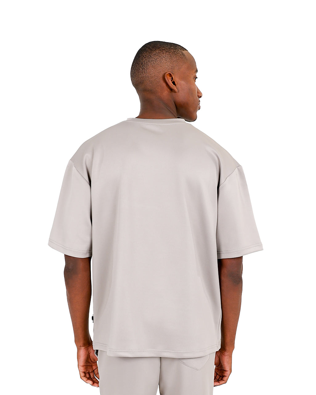 Funk Short Sleeve Stone Oversized Scuba T-Shirts