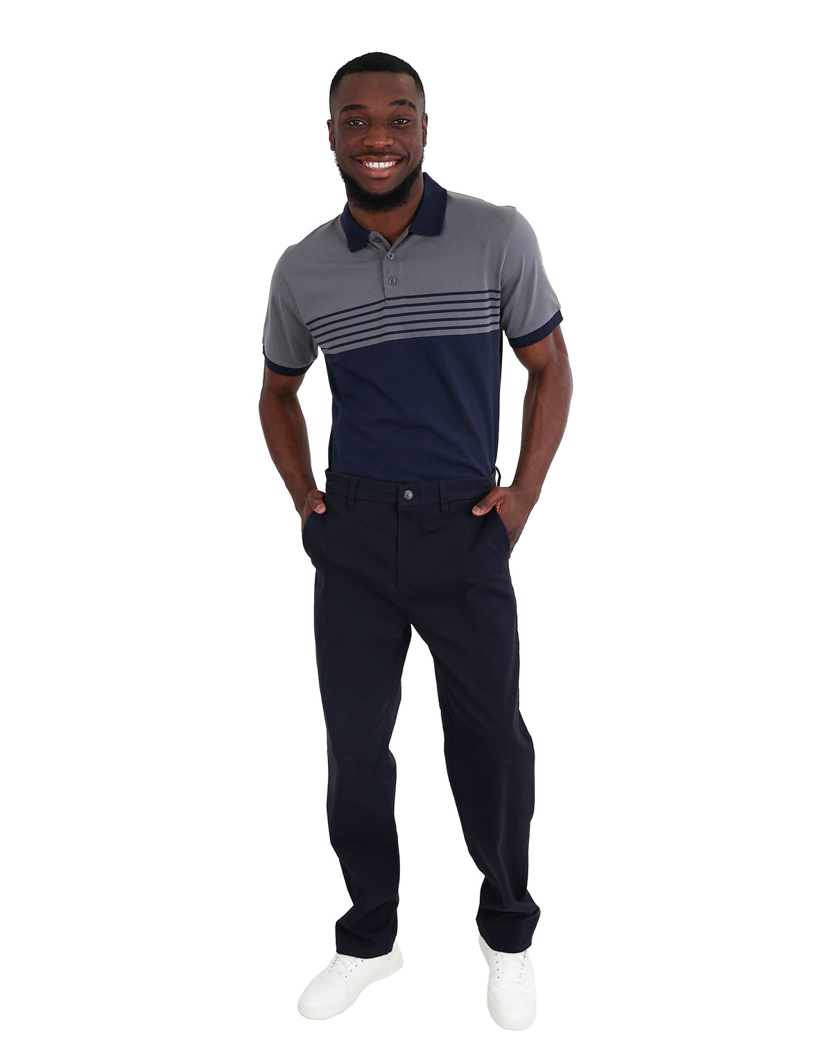 Straight Fit Dark Navy Chino