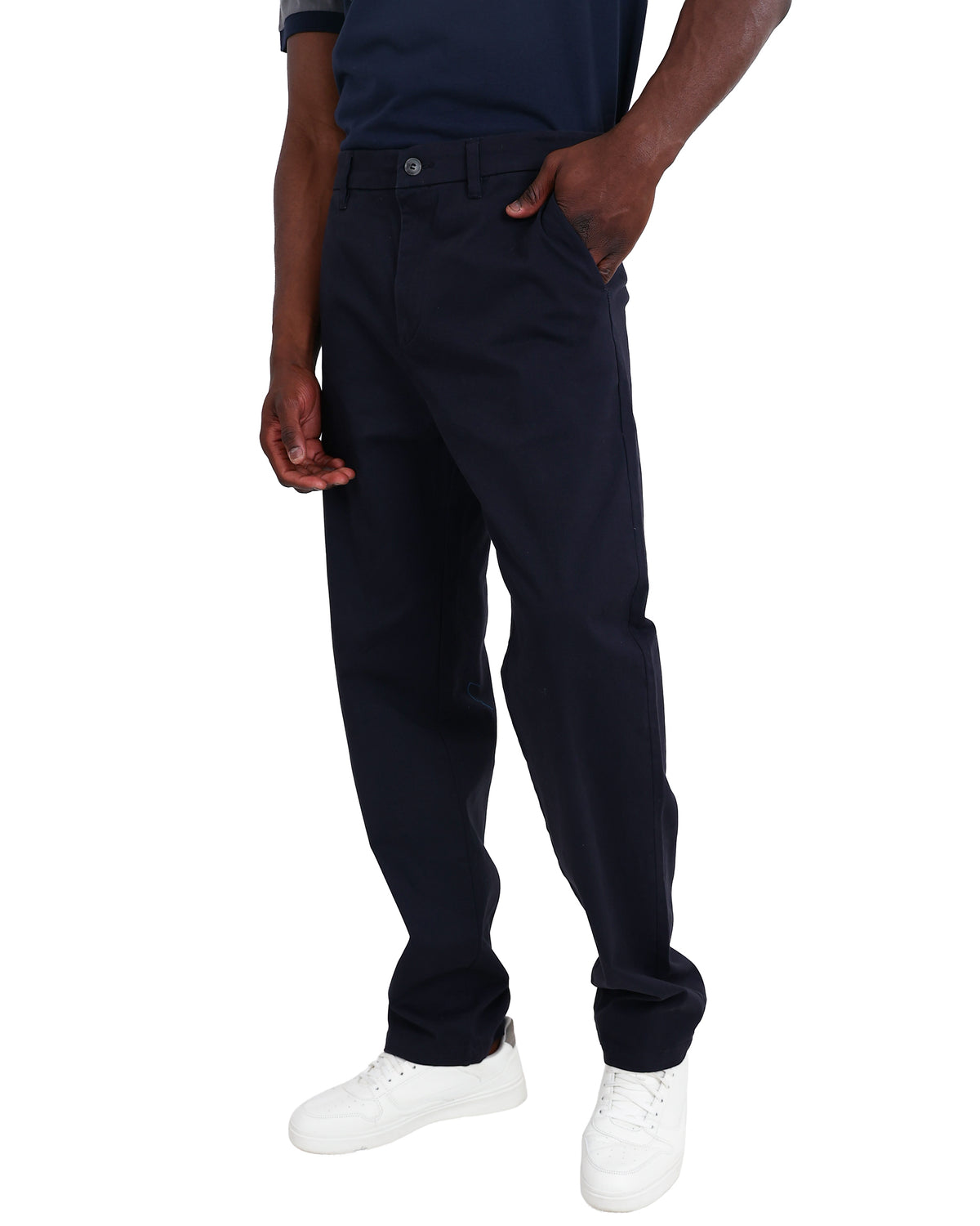 Straight Fit Dark Navy Chino
