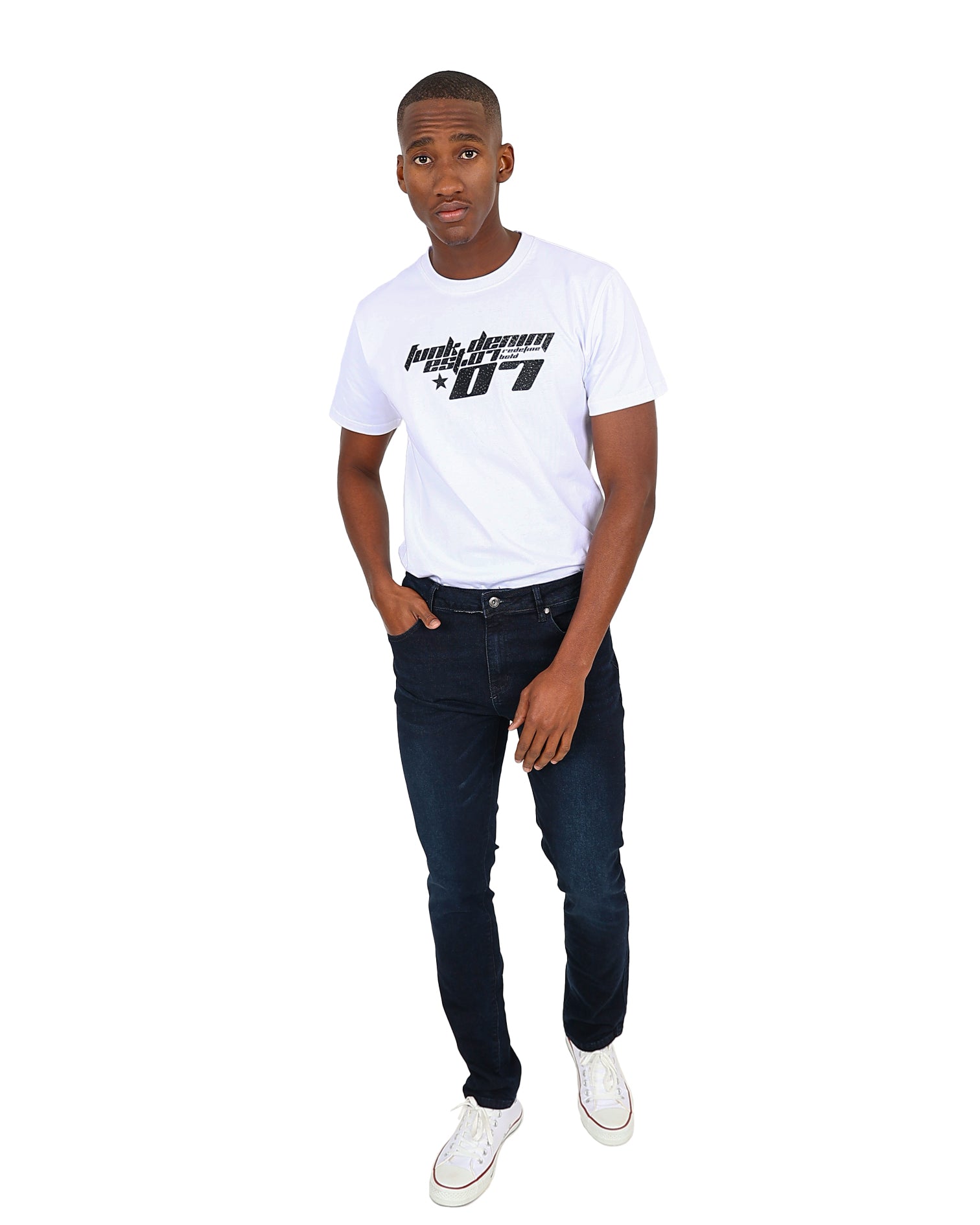 Funk Blue Black Nexus Skinny Jeans