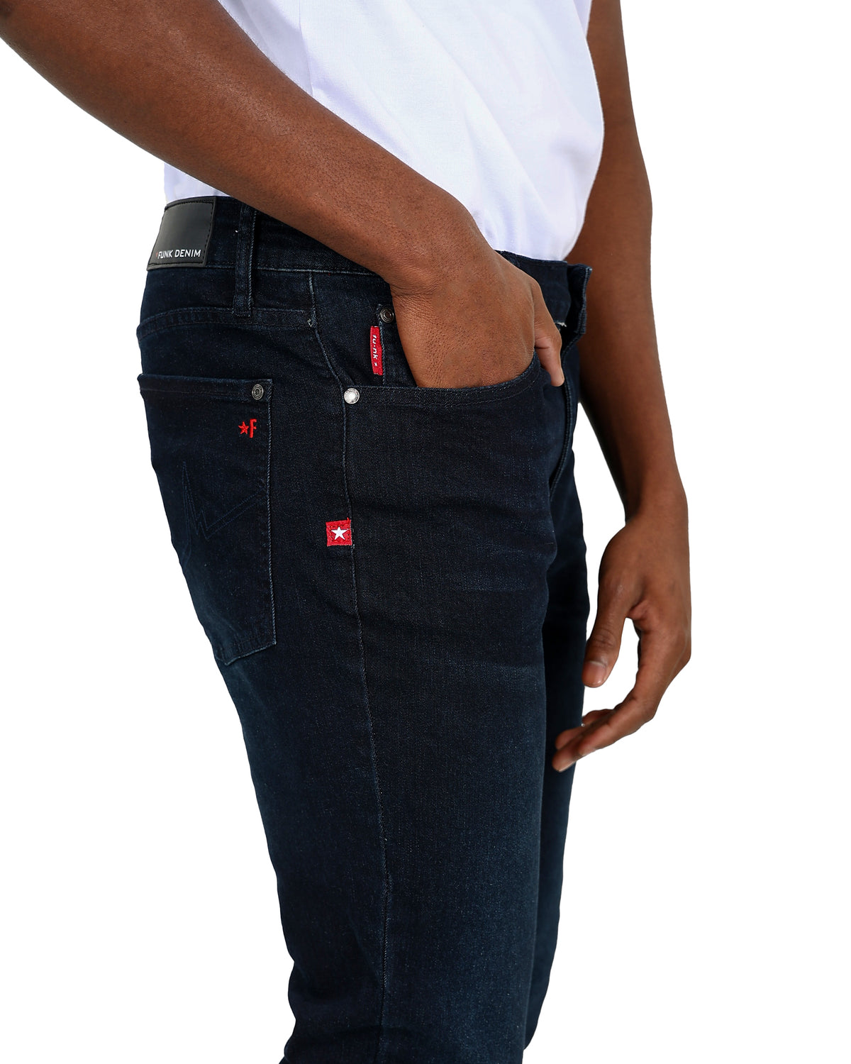Funk Blue Black Nexus Skinny Jeans