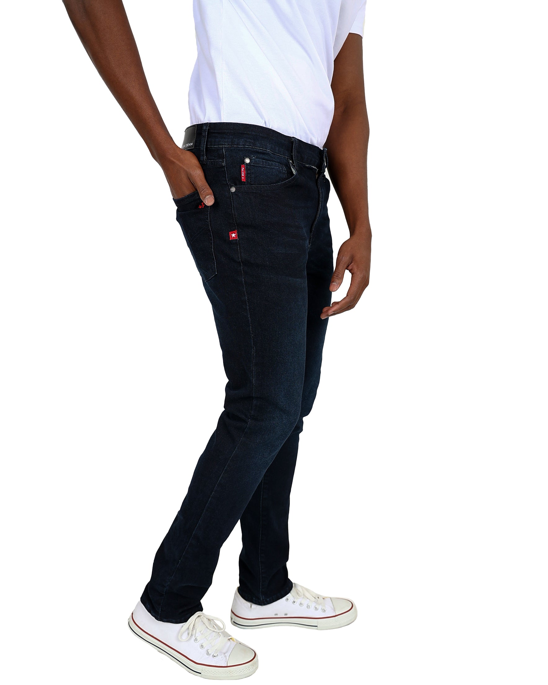 Funk Blue Black Nexus Skinny Jeans