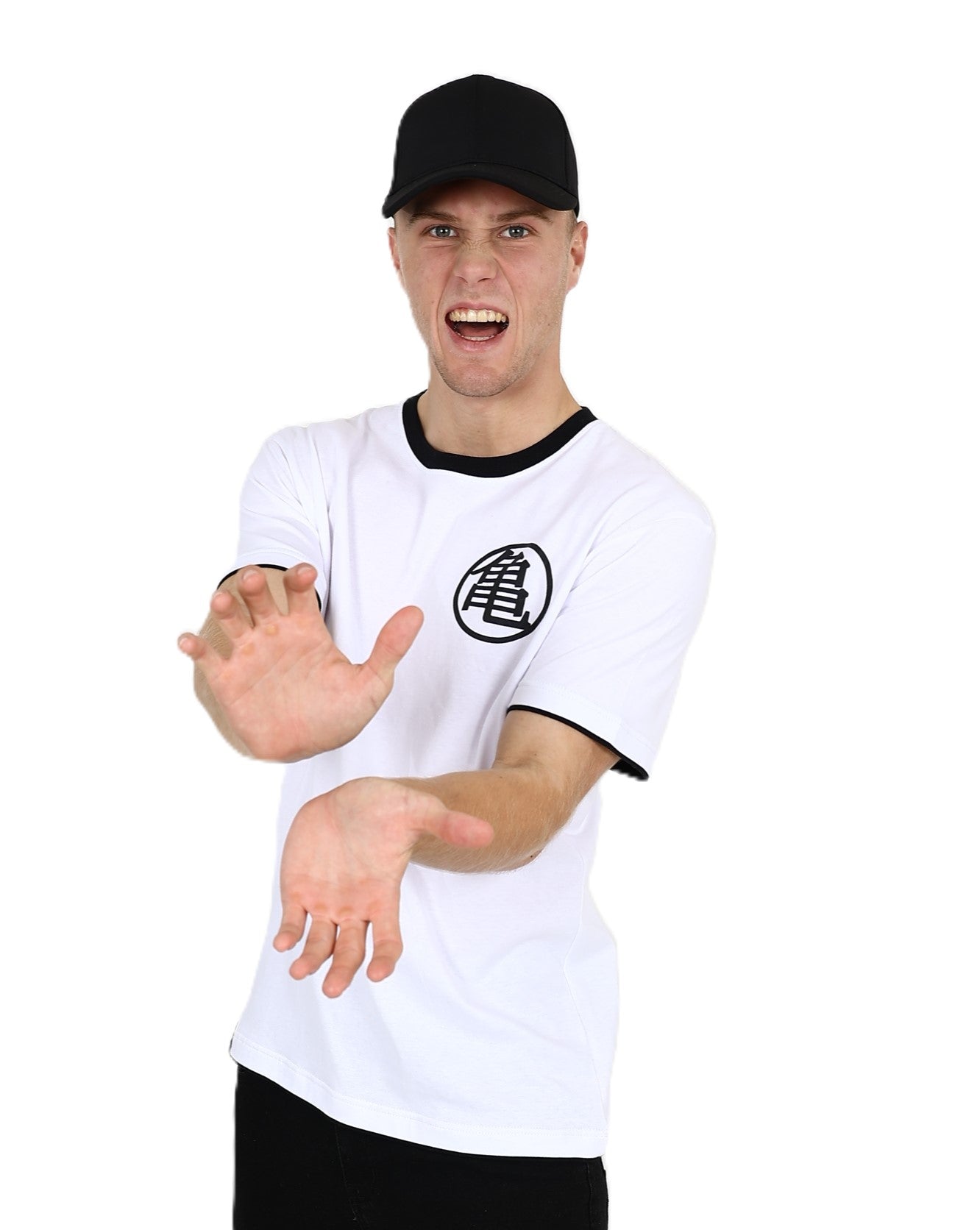 Dragon Ball Z White Heritage Ringer T-Shirt