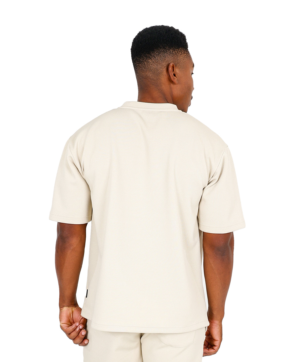 Funk Short Sleeve Stone Oversized Leisure T-Shirt