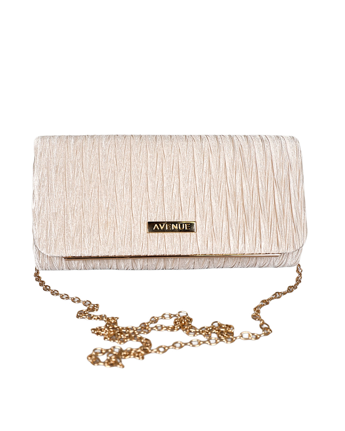 Champagne Glitterati Clutch Bag