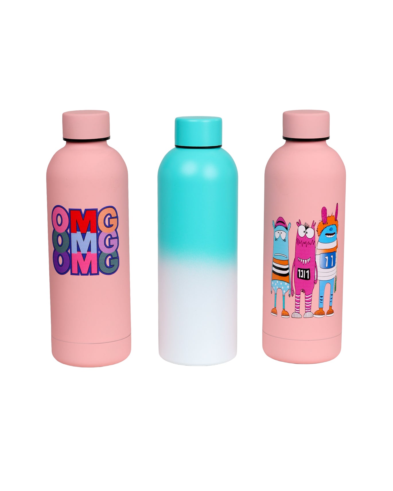 Pink "OMG" Water Bottle