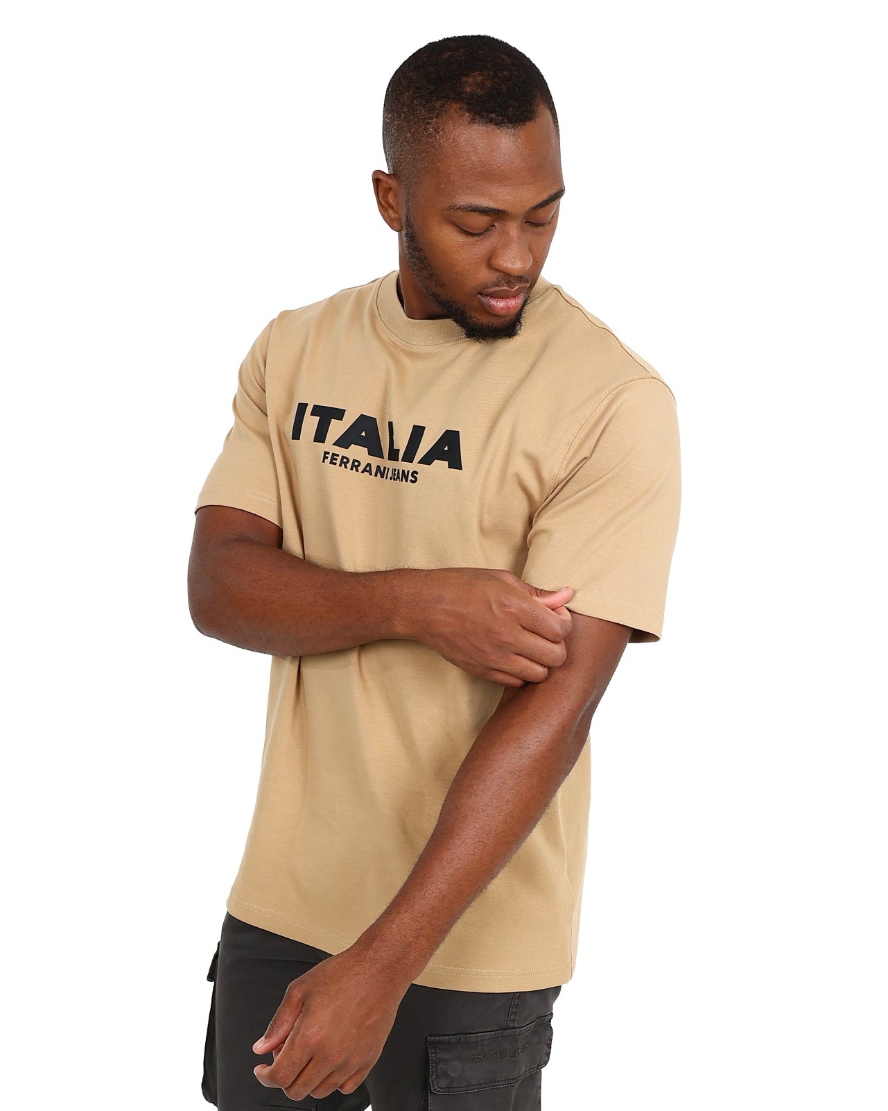 Ferrani Short Sleeve Stone Italia Graphic T-Shirts