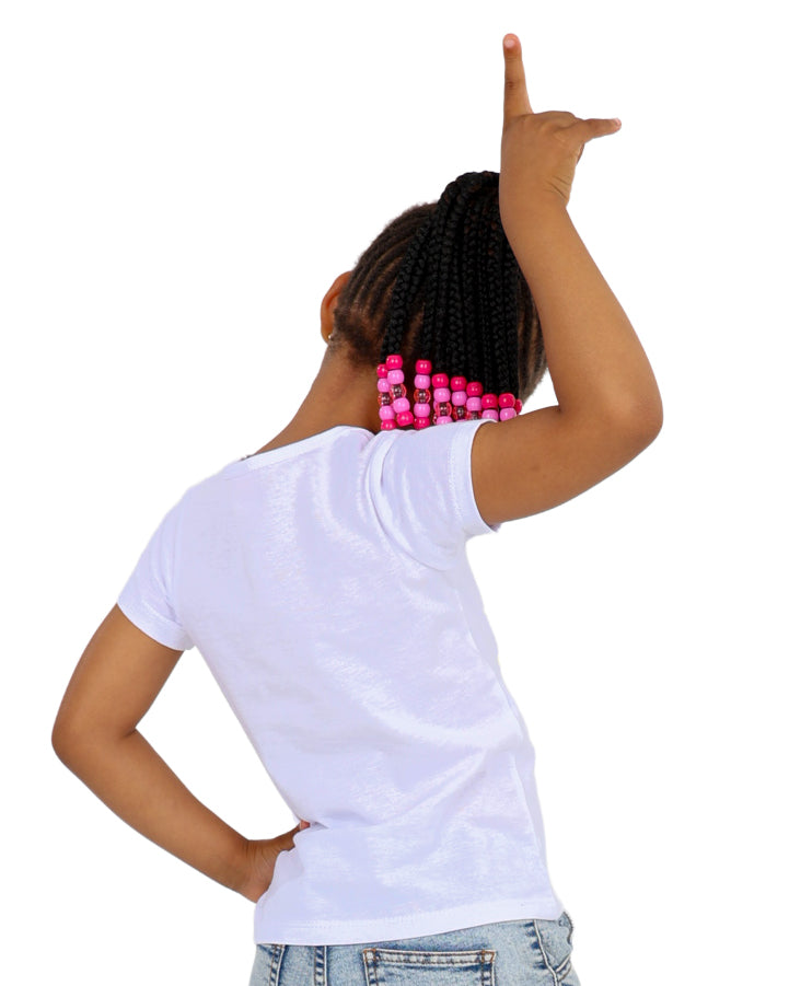 Short Sleeve White "Radiate Good Energy" T-Shirt