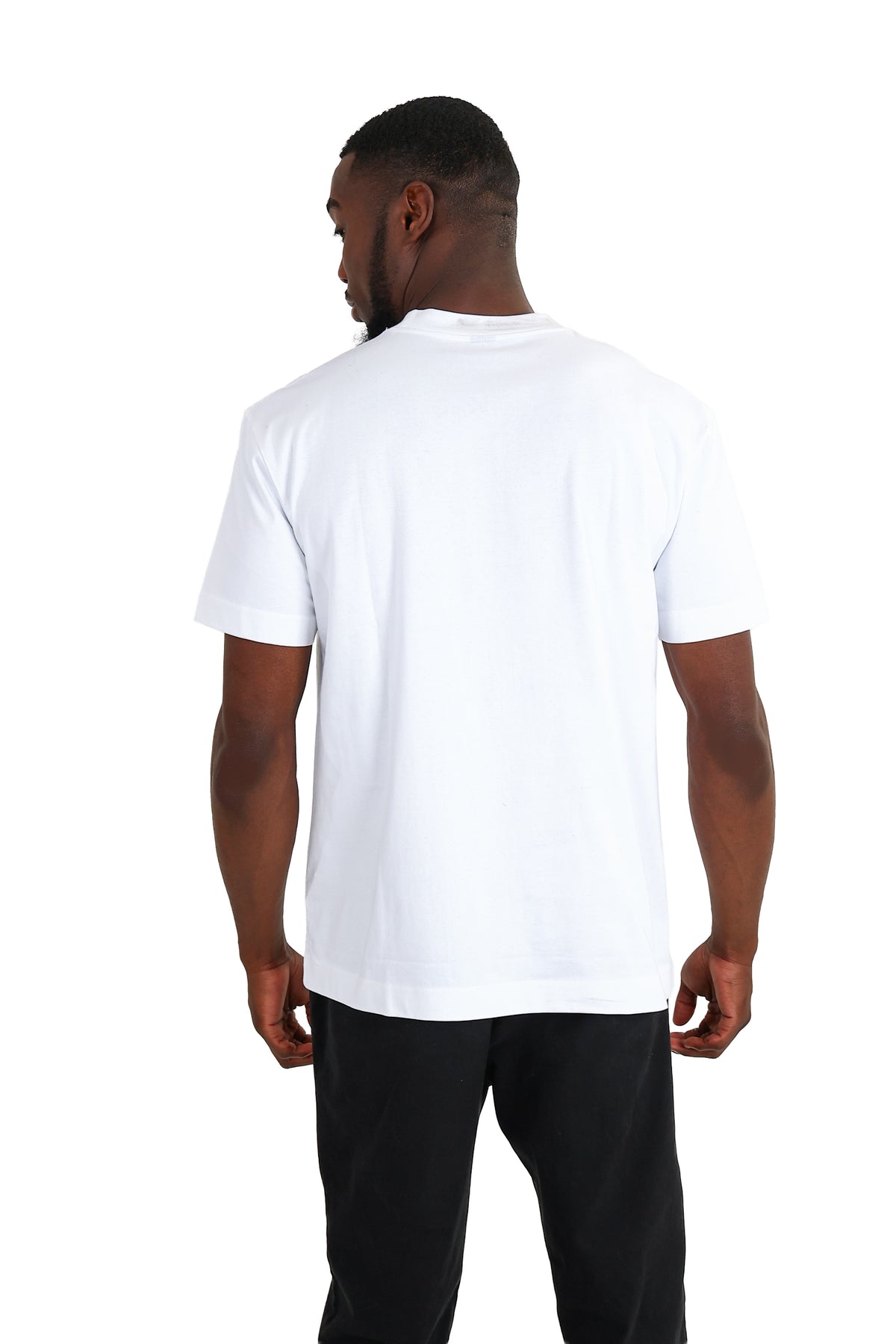 Short Sleeve White Heavyweight Cotton T-Shirt