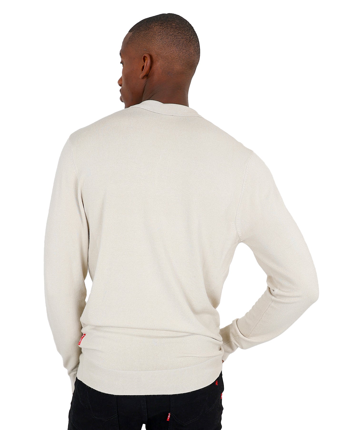 Funk Long Sleeve stone Knitted Golfer