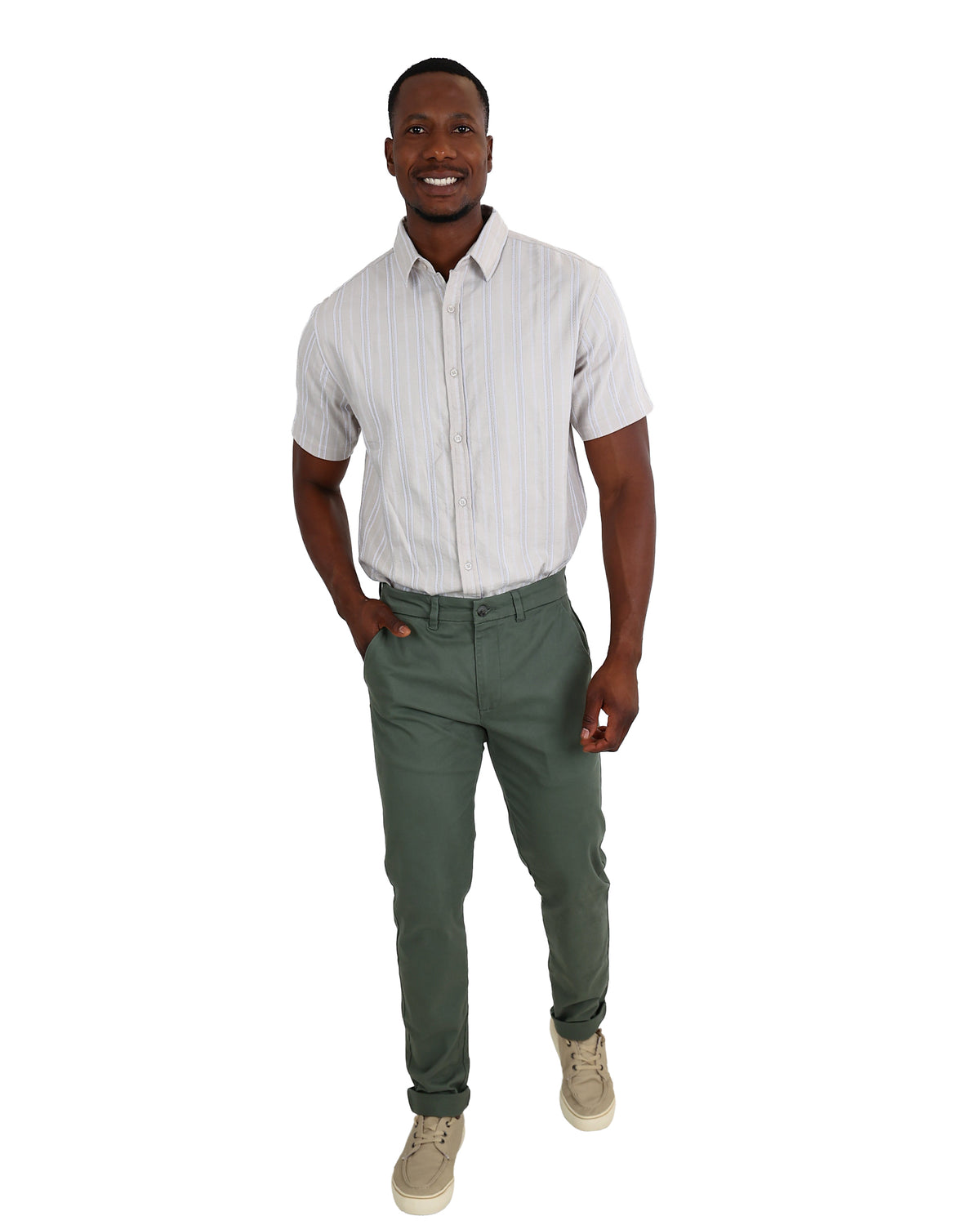 Skinny Fit Stretch Fatigue Chino