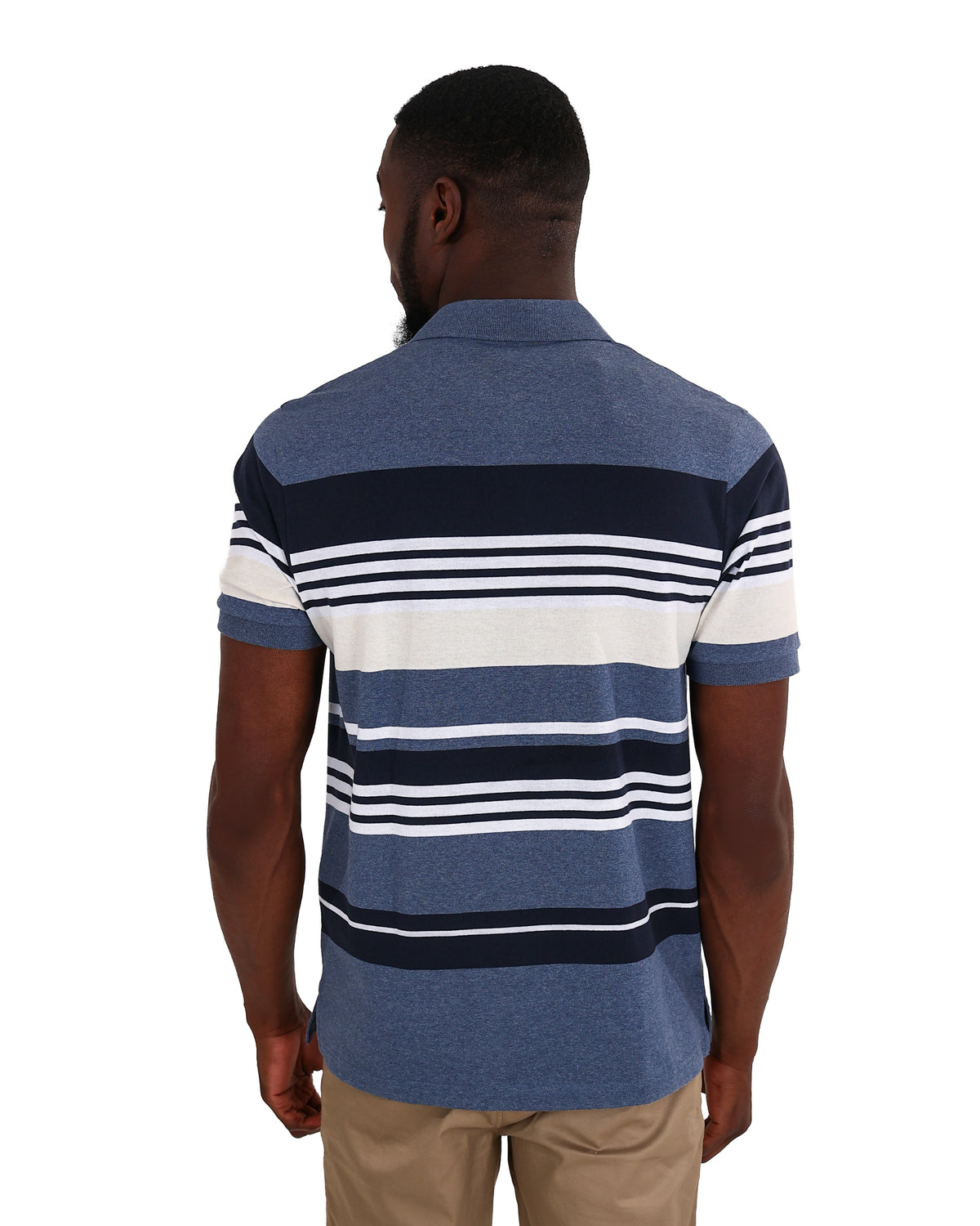 Short Sleeve Navy & Blue Golfer