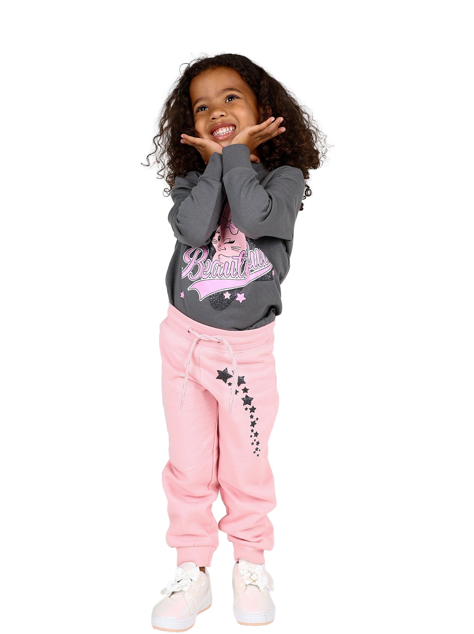 Bunny Graphic Print Track Set