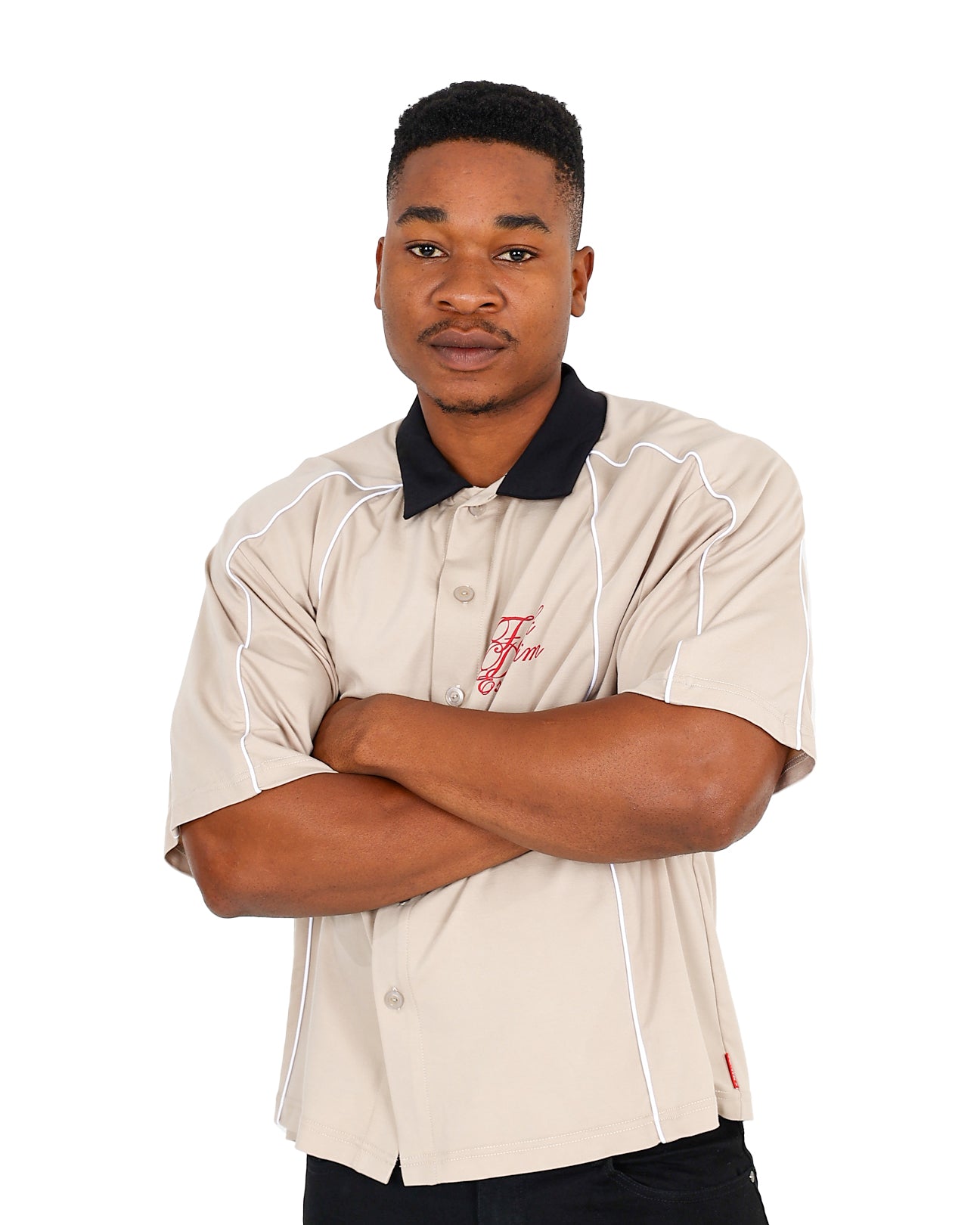 Funk Short Sleeve Stone Diner Style Shirt