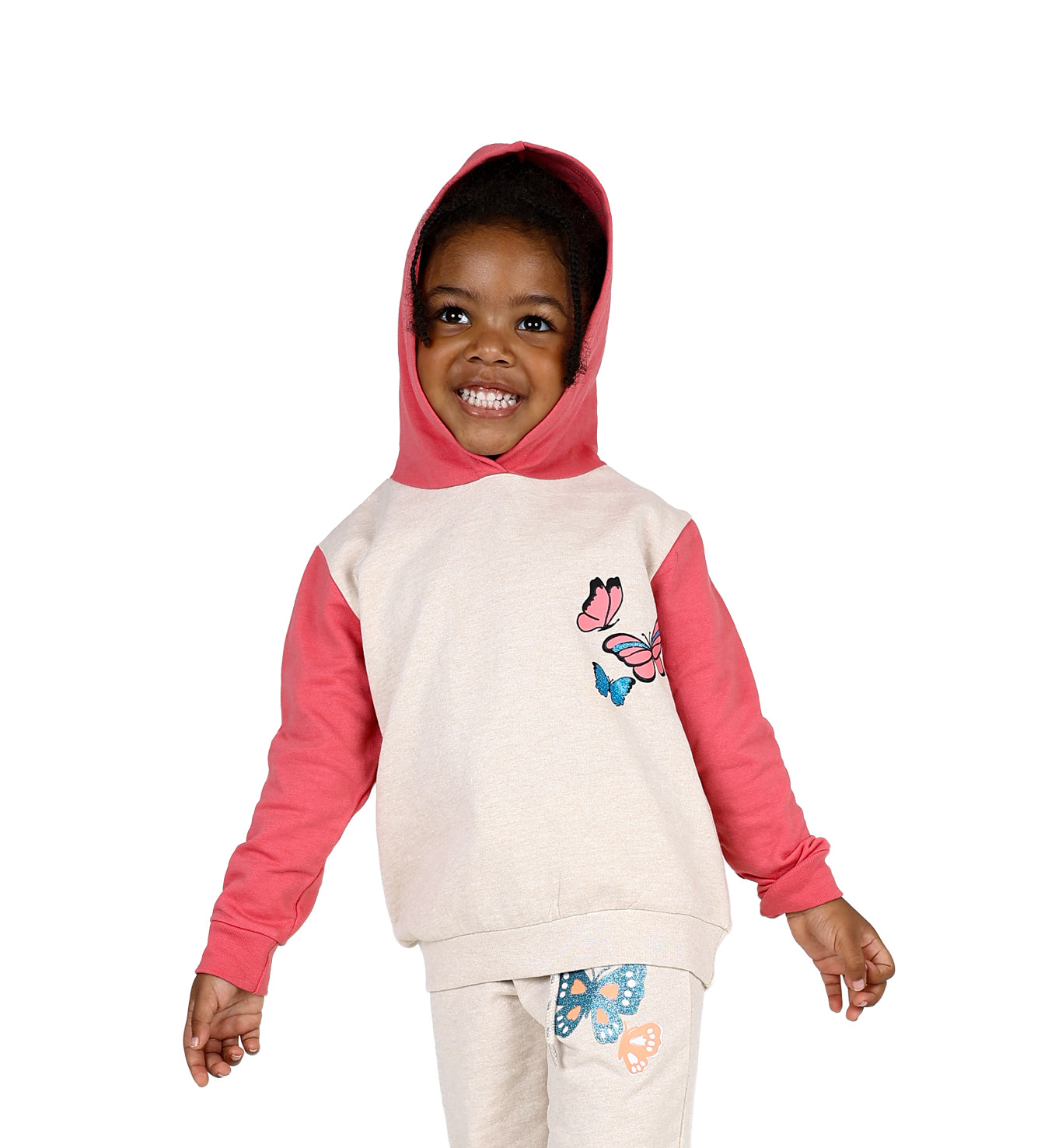 2 Pack Butterflies Graphic Print Active Tops