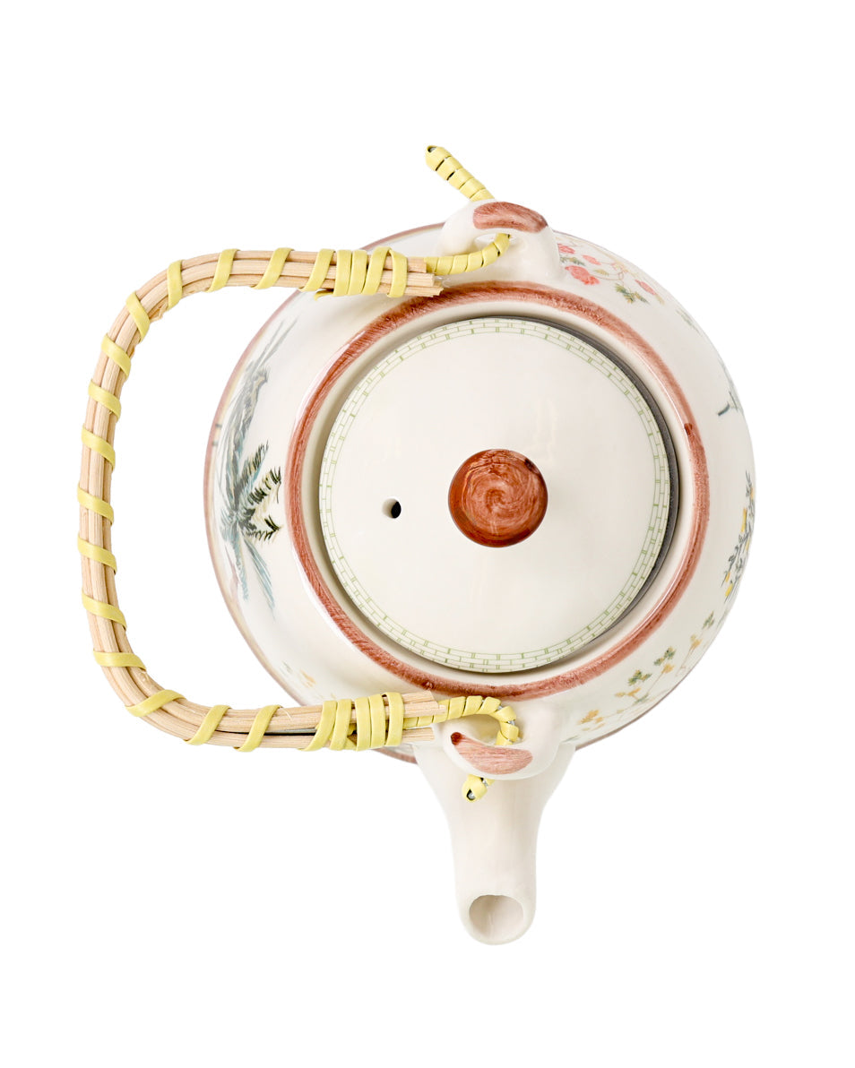 Exotic Jungle Print Teapot