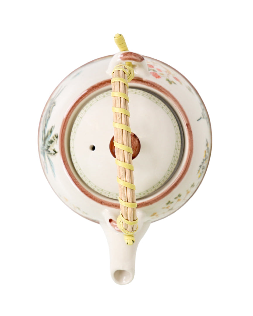 Exotic Jungle Print Teapot