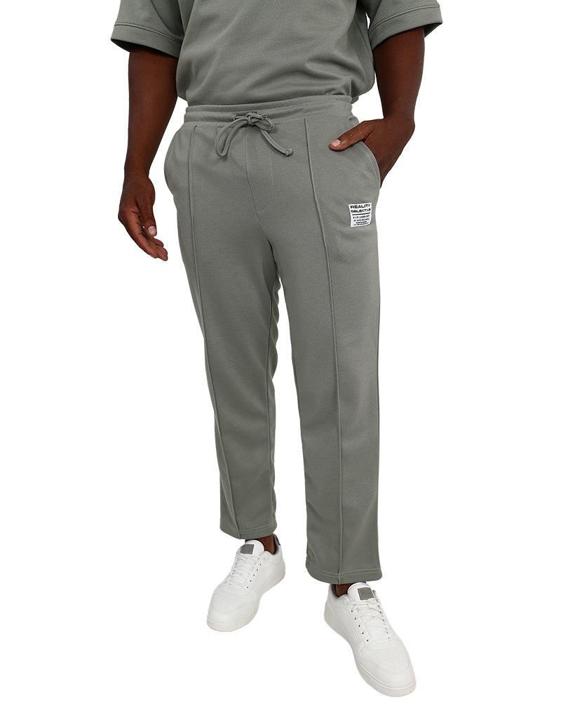 Sage Pintuck Straight Leg Pique Active Pants