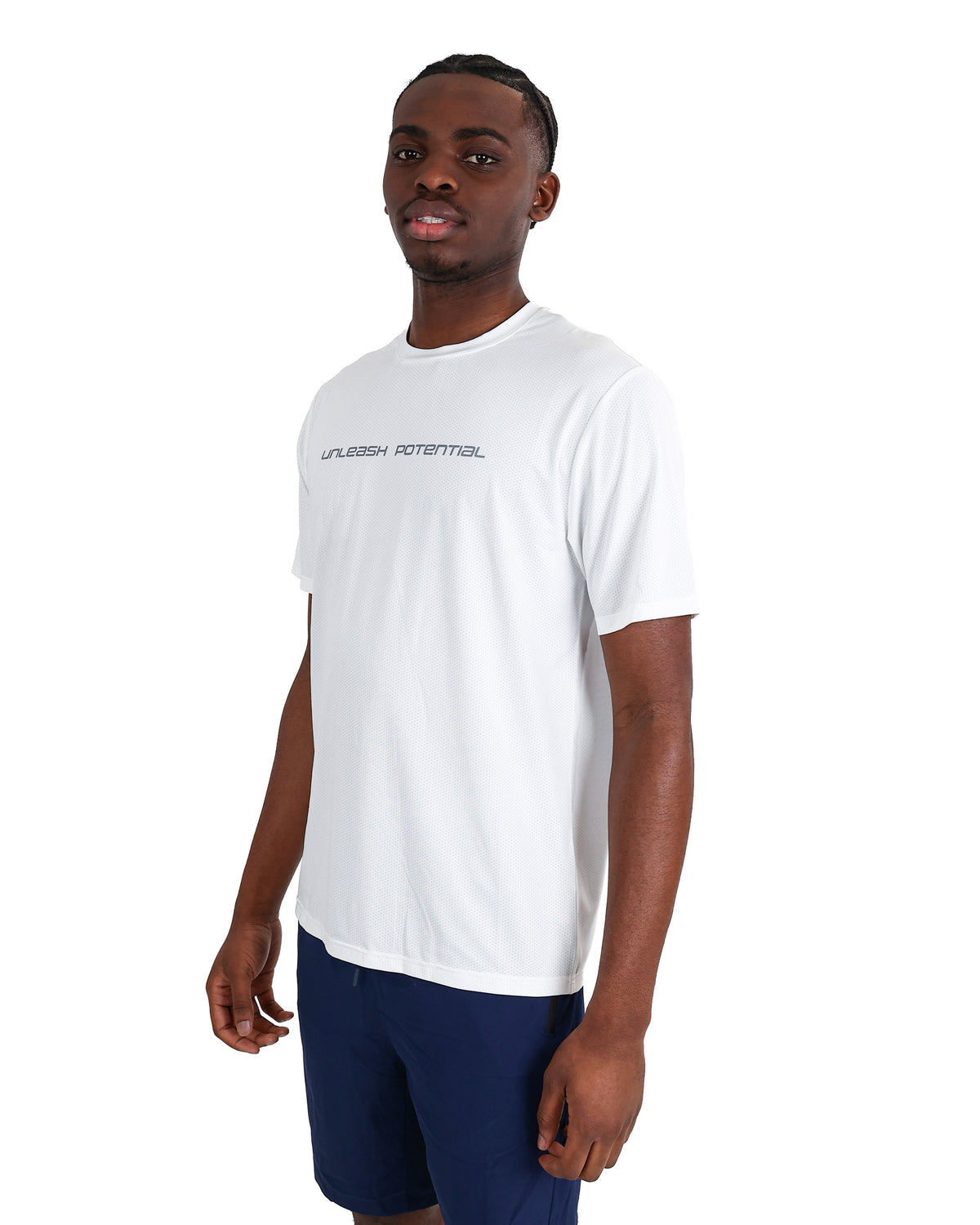 Short Sleeve White Active T-Shirt