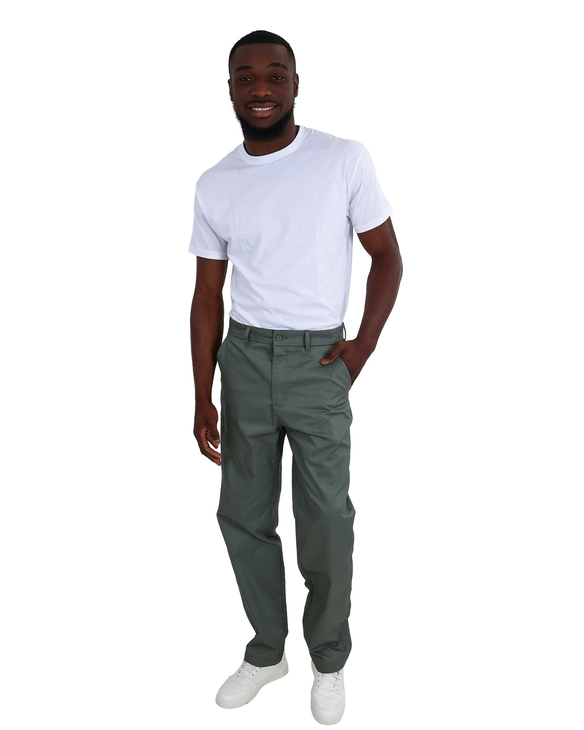 Straight Fit Fatigue Cotton Chino