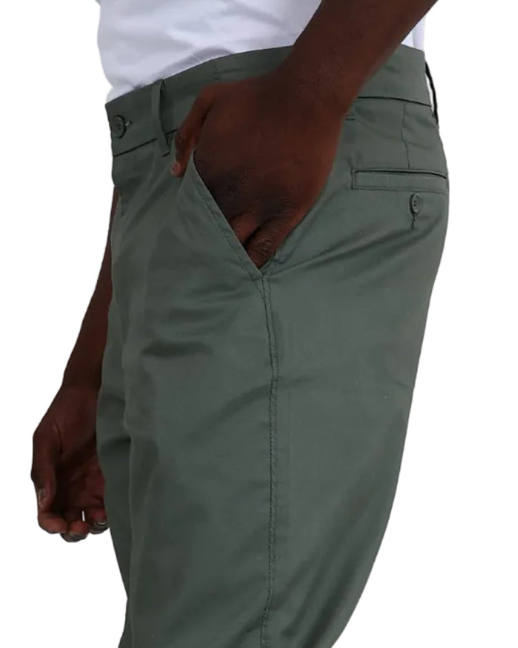 Straight Leg Fatigue Cotton Chino