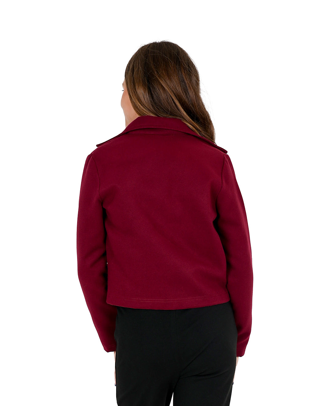 Cropped Melton Jacket