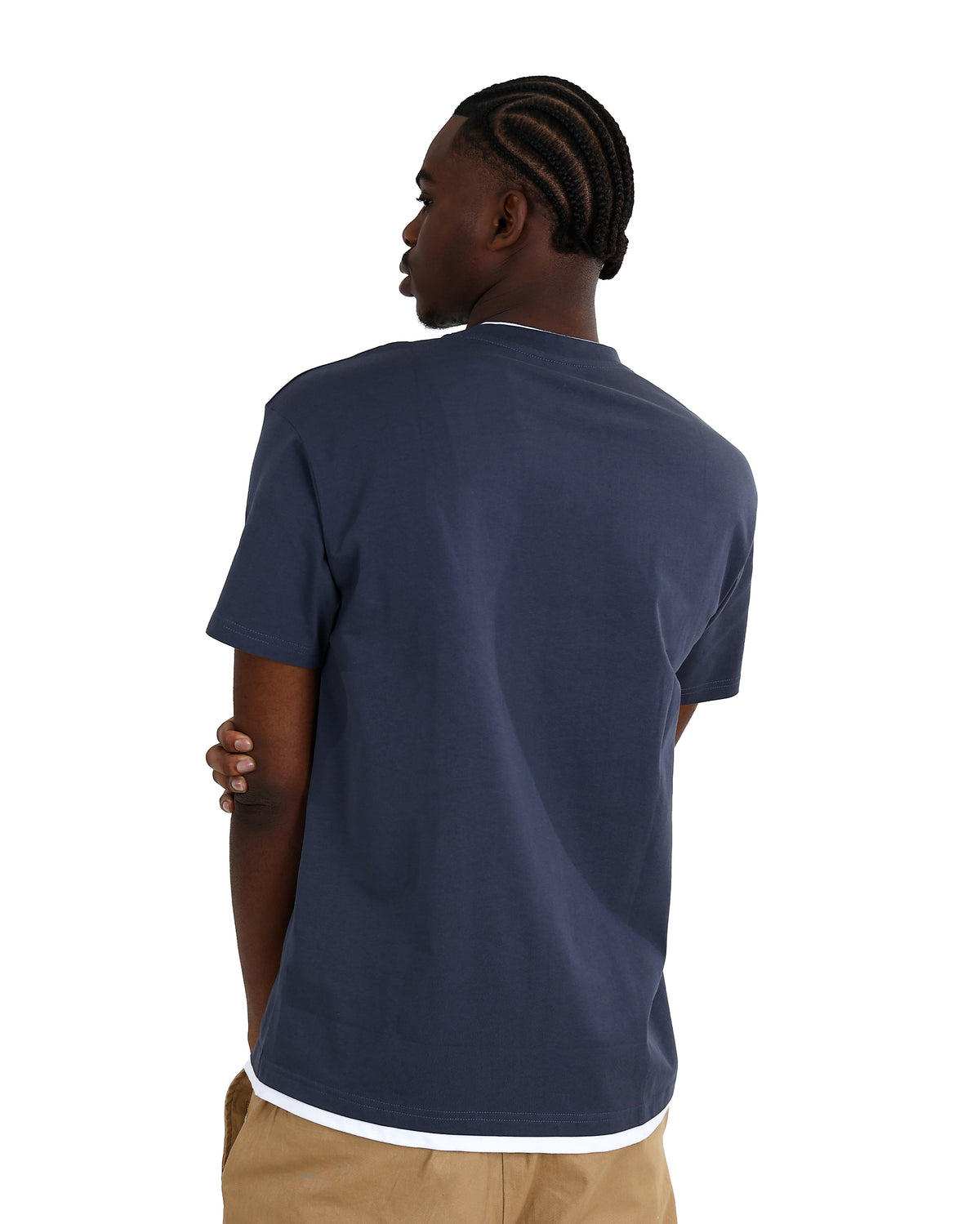 Short Sleeve Indigo Heavy Weight Cotton T-Shirt