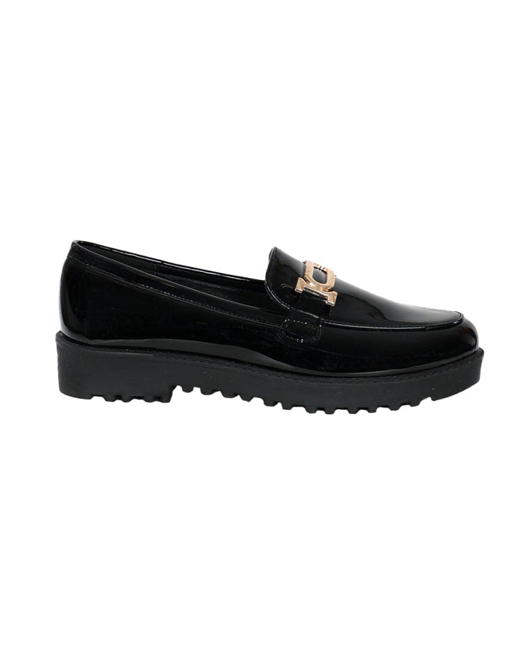 Patent Embellished Boyfriend