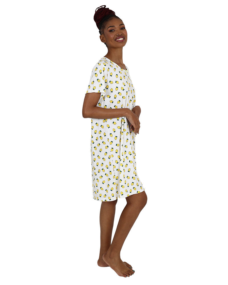 Short Sleeve Lemon Sleepshirt