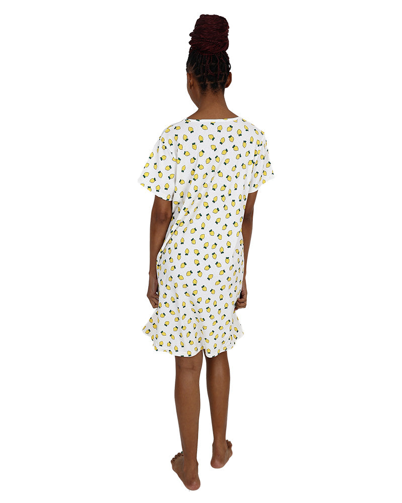 Short Sleeve Lemon Sleepshirt
