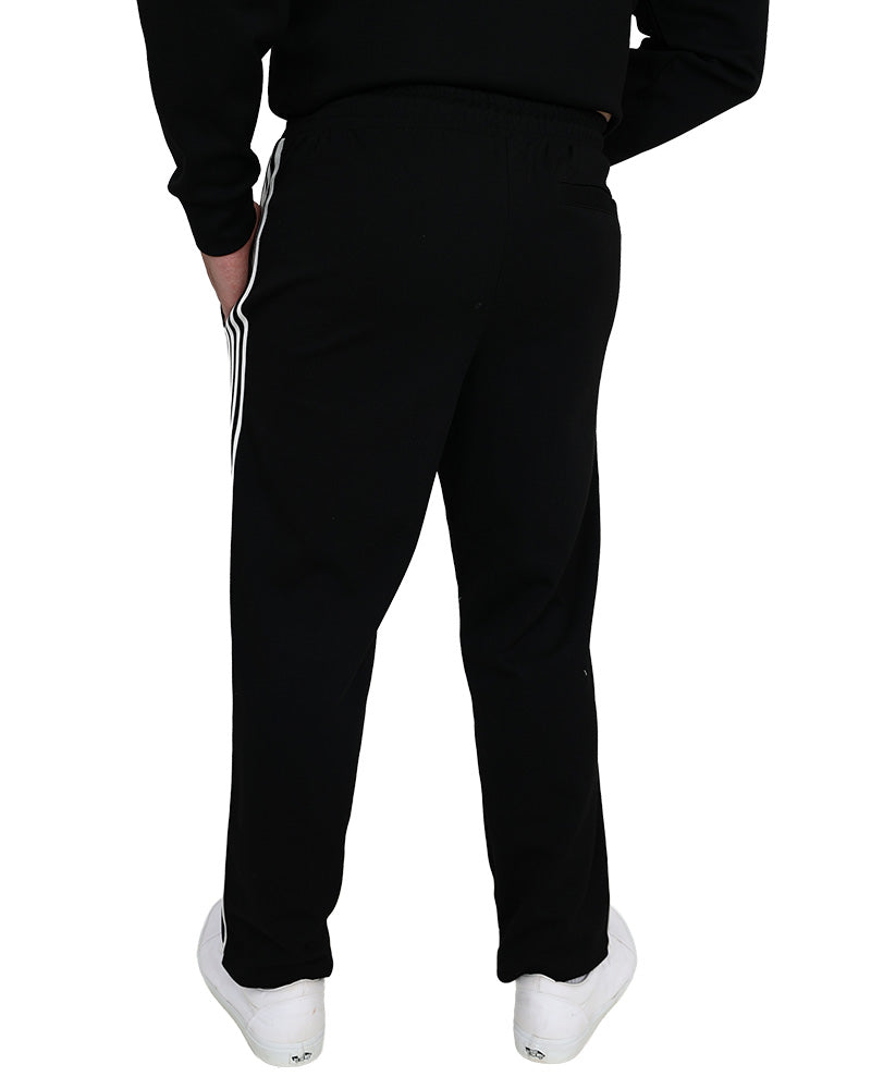 Black Taped Straight Leg Active Pant