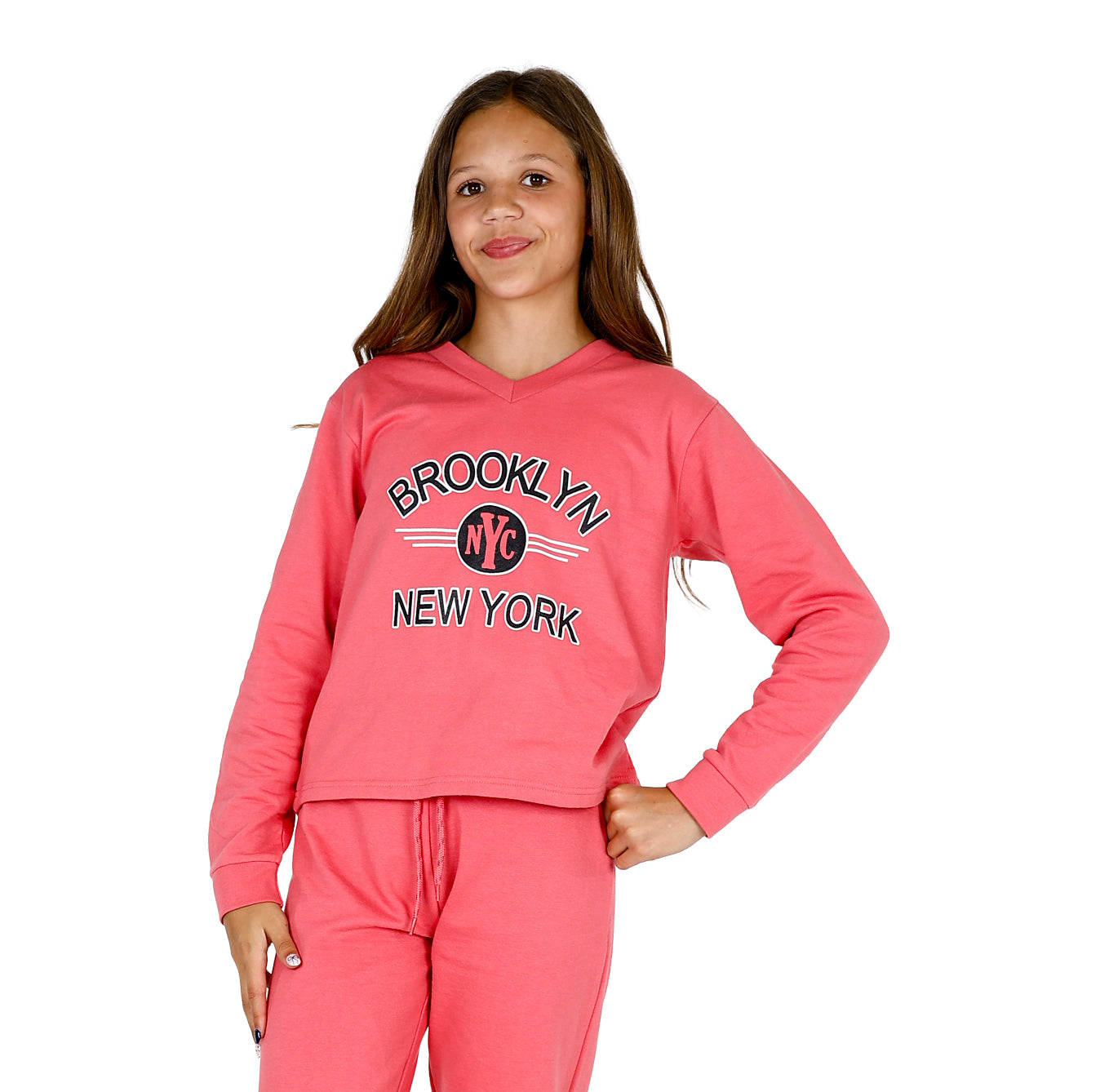 2 Pack Brooklyn Graphic Print Active Tops